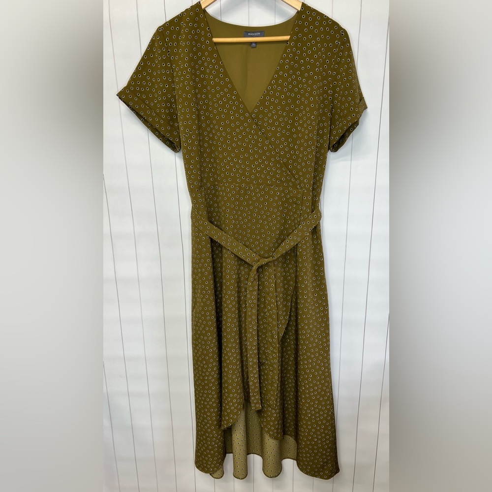 Madison - Polka Dot Wrap Dress - Women’s XL